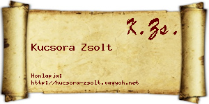 Kucsora Zsolt névjegykártya